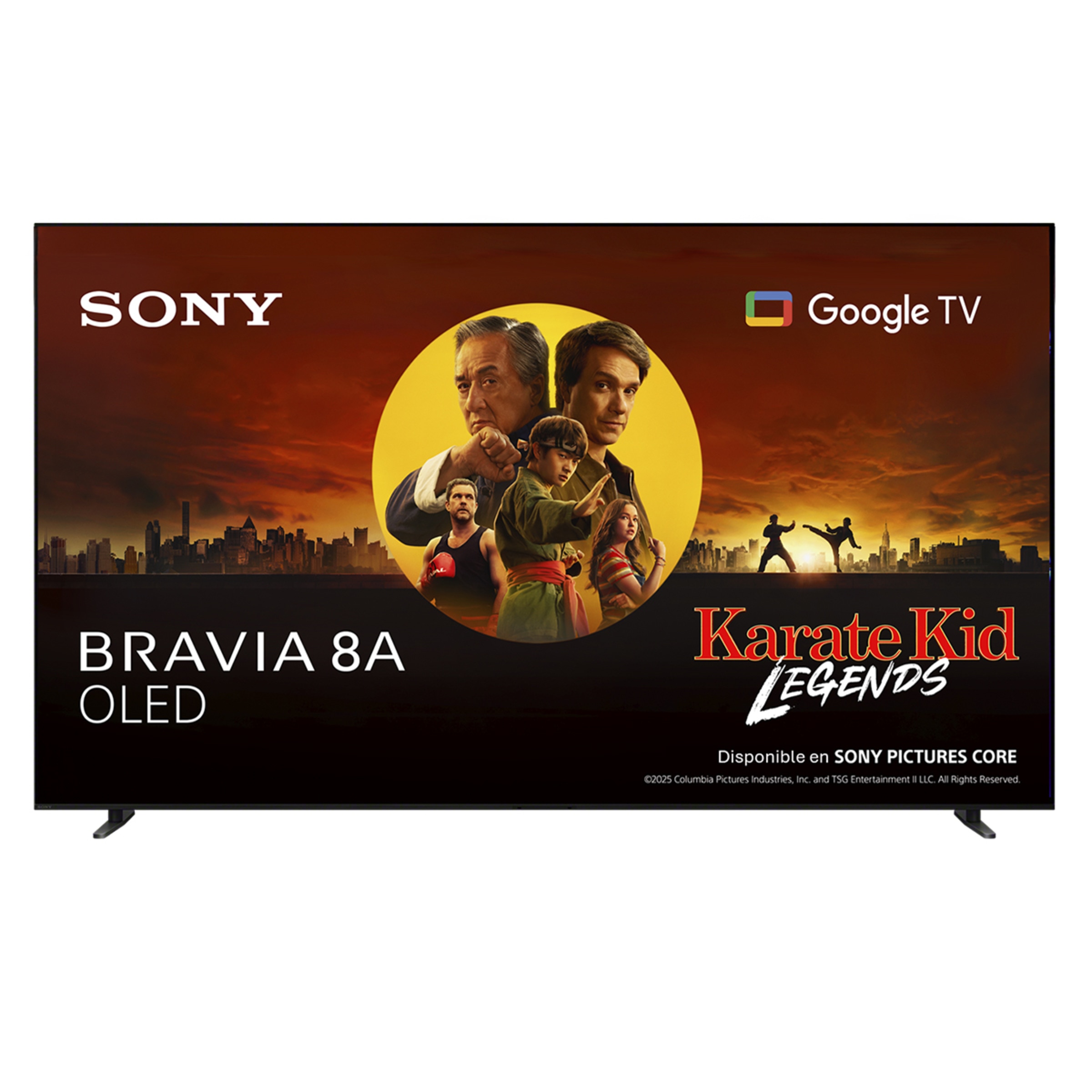 TV 55" Sony BRAVIA 8A K55XR8AB OLED, 4K HDR, 120Hz, Google TV, Smart TV, Funciones para PS5, IMAX Enhanced, Dolby Vision Atmos, Chromecast 1