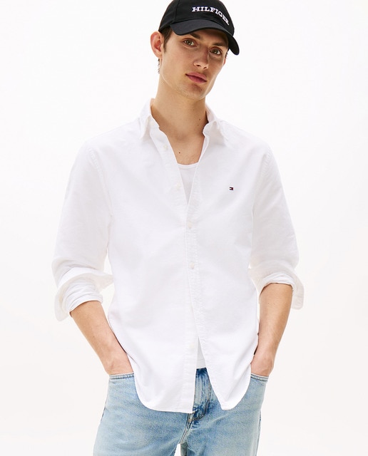Imagen 0 de Camisa lisa Heritage Oxford de hombre en manga larga