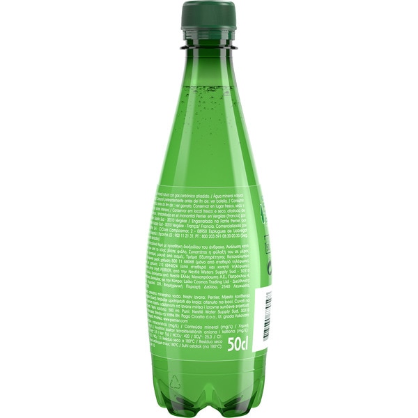 sparkling mineral water bottle 50 cl