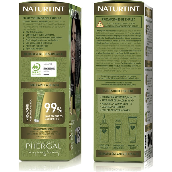 Haarfärbemittel Braun 3N Gel permanente Farbe ohne Ammoniak Box 1 Einheit