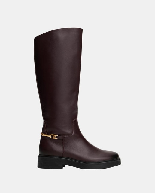 Imagen 0 de Botas de caña alta de Tommy Hilfiger de piel