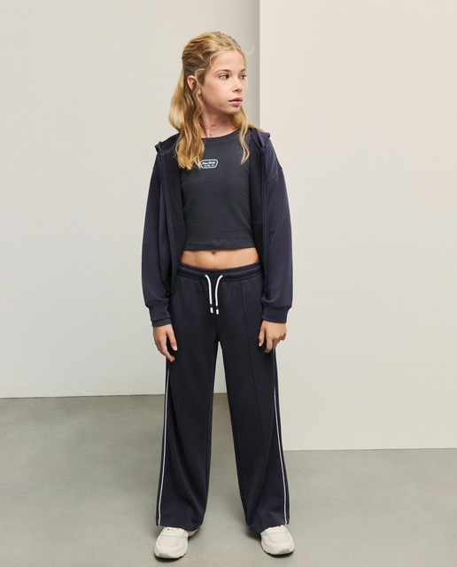 Imagem 0 de Calças Desportivas Wide Leg de Modal