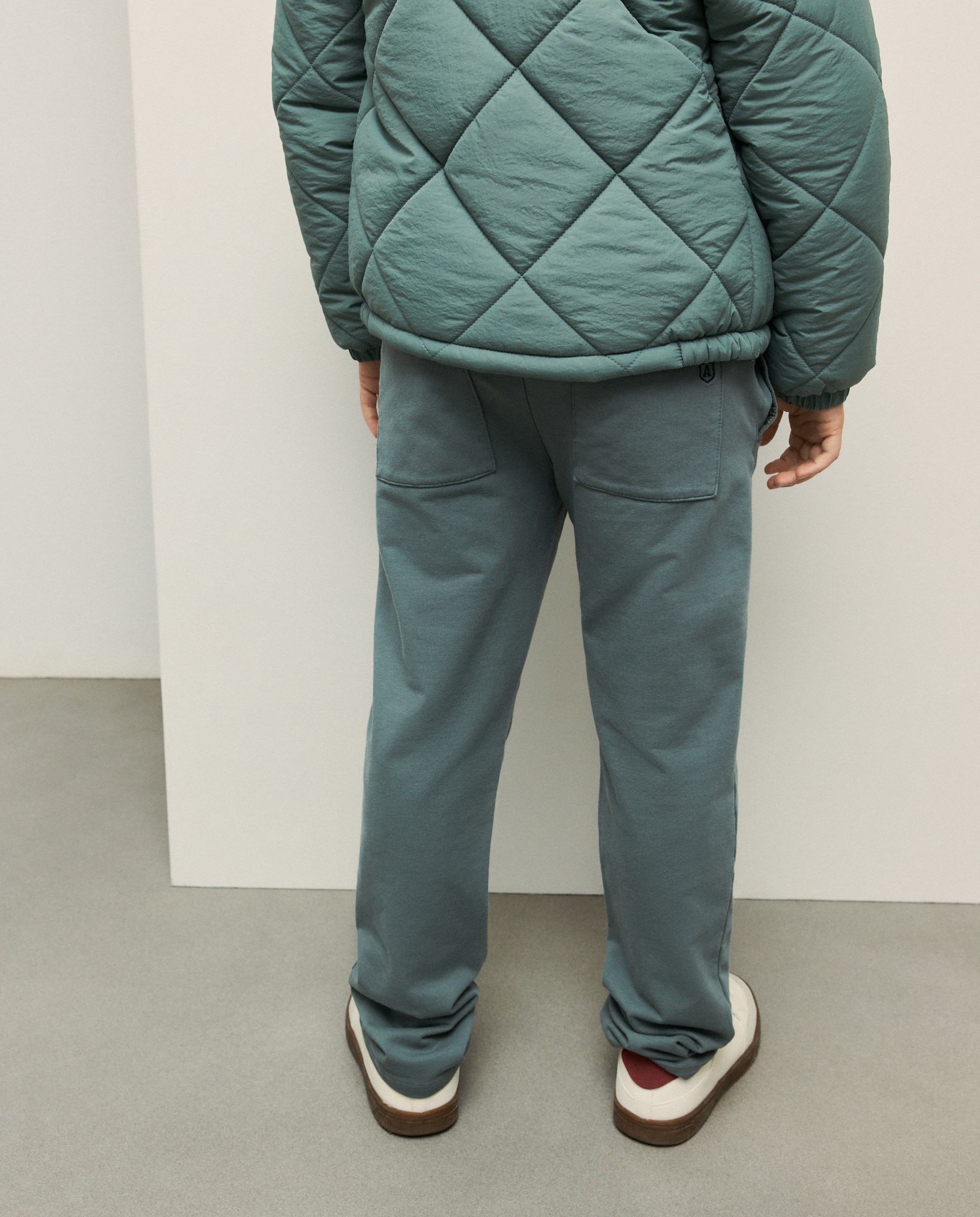 Calças de Felpa Sabão-3