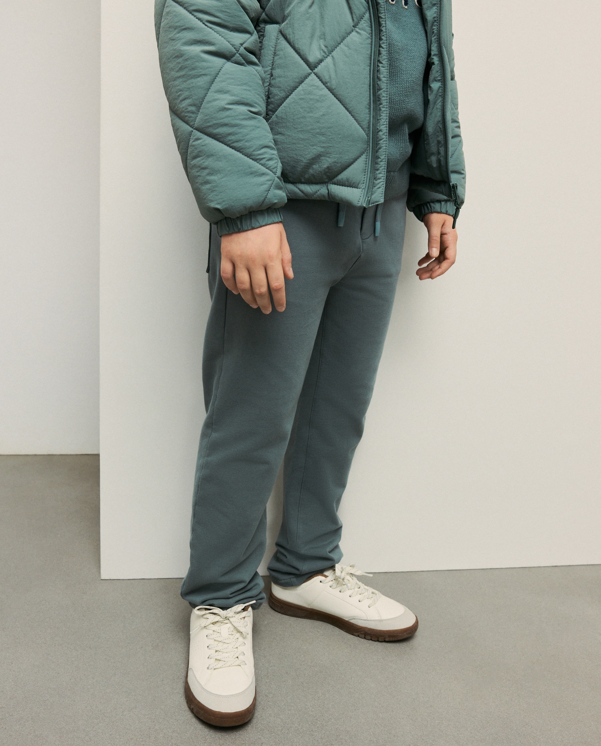 Calças de Felpa Sabão-2