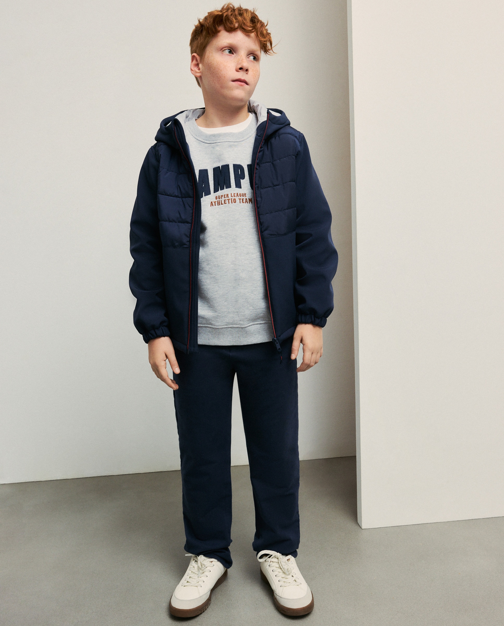 Parka Lisa Ligeira Softshell Azul-marinho-2