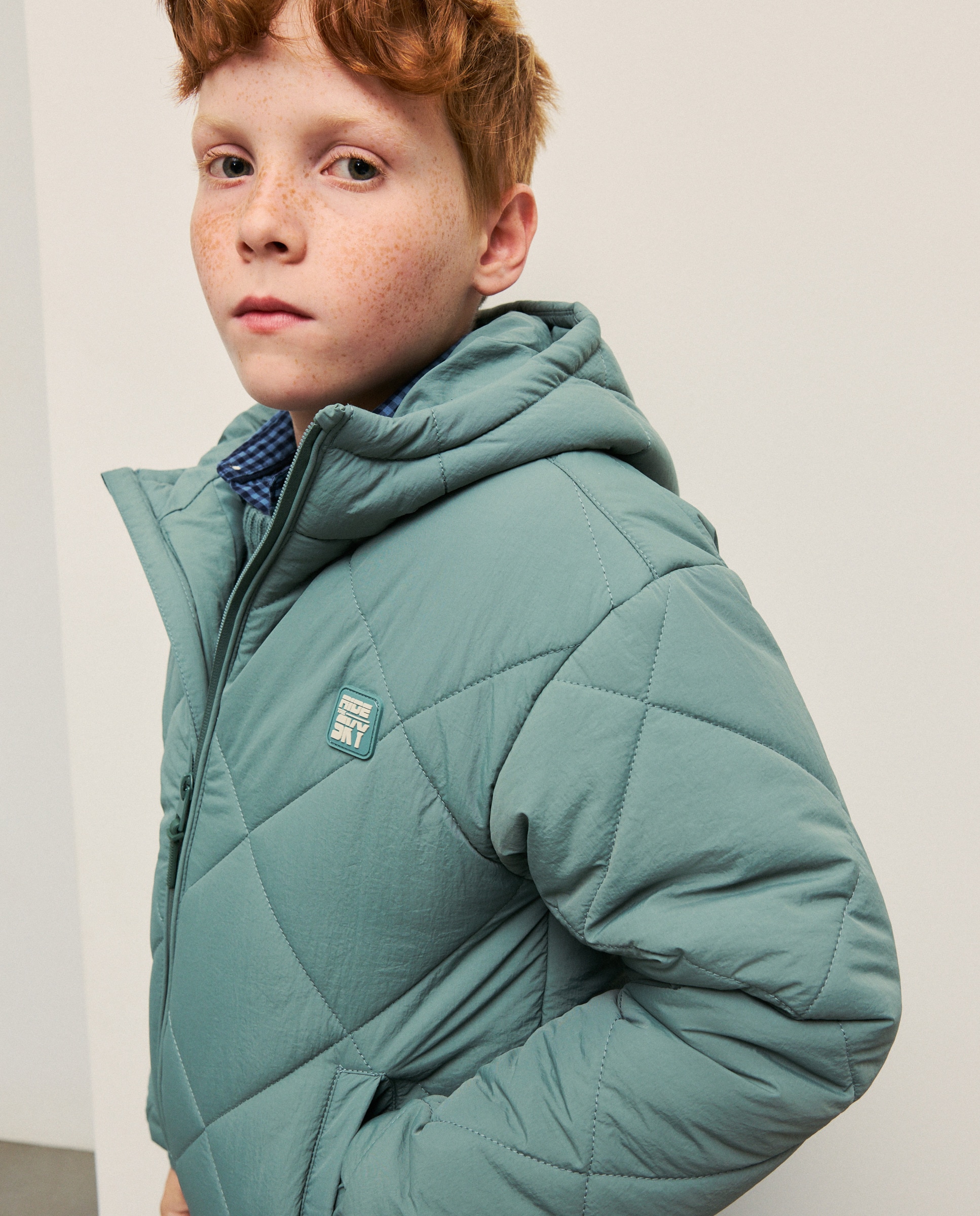 Parka Básica Verde-3