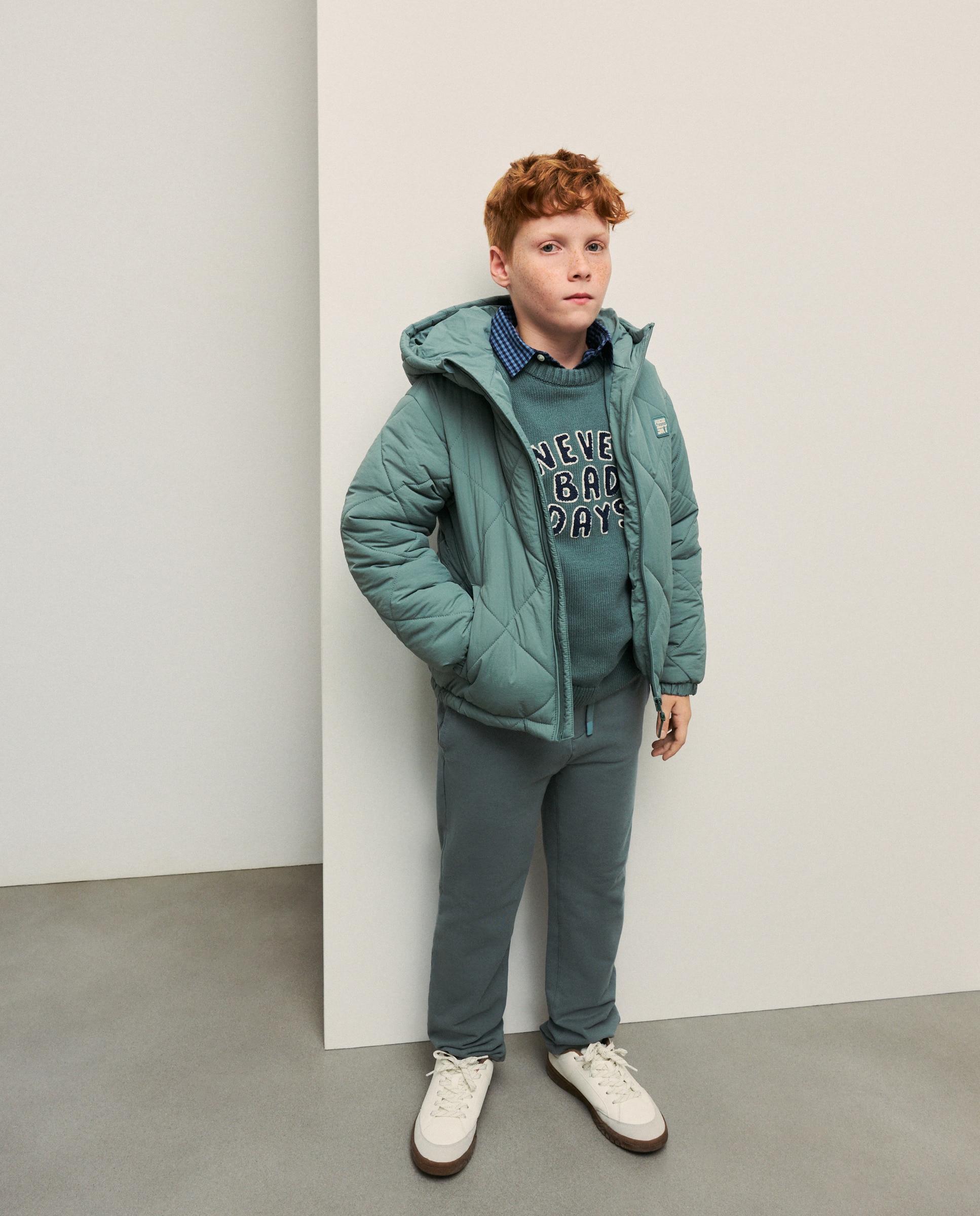 Parka Básica Verde-2