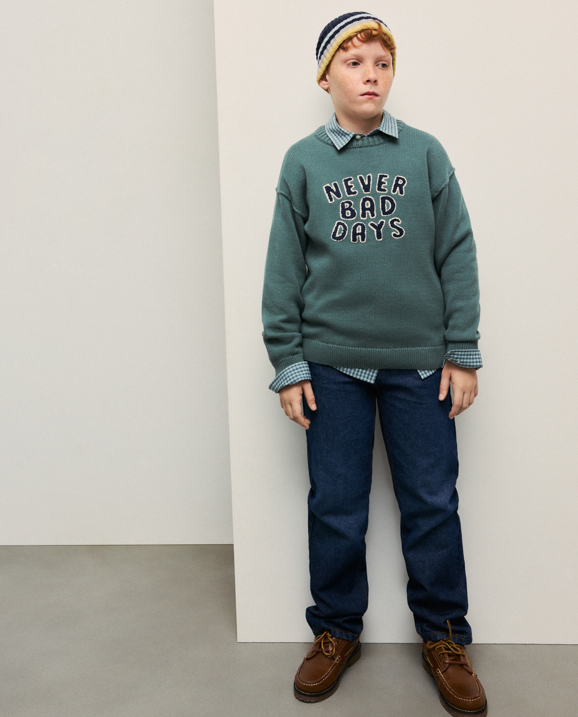 Camisola de Malha Tricolor Cornelli Verde-3