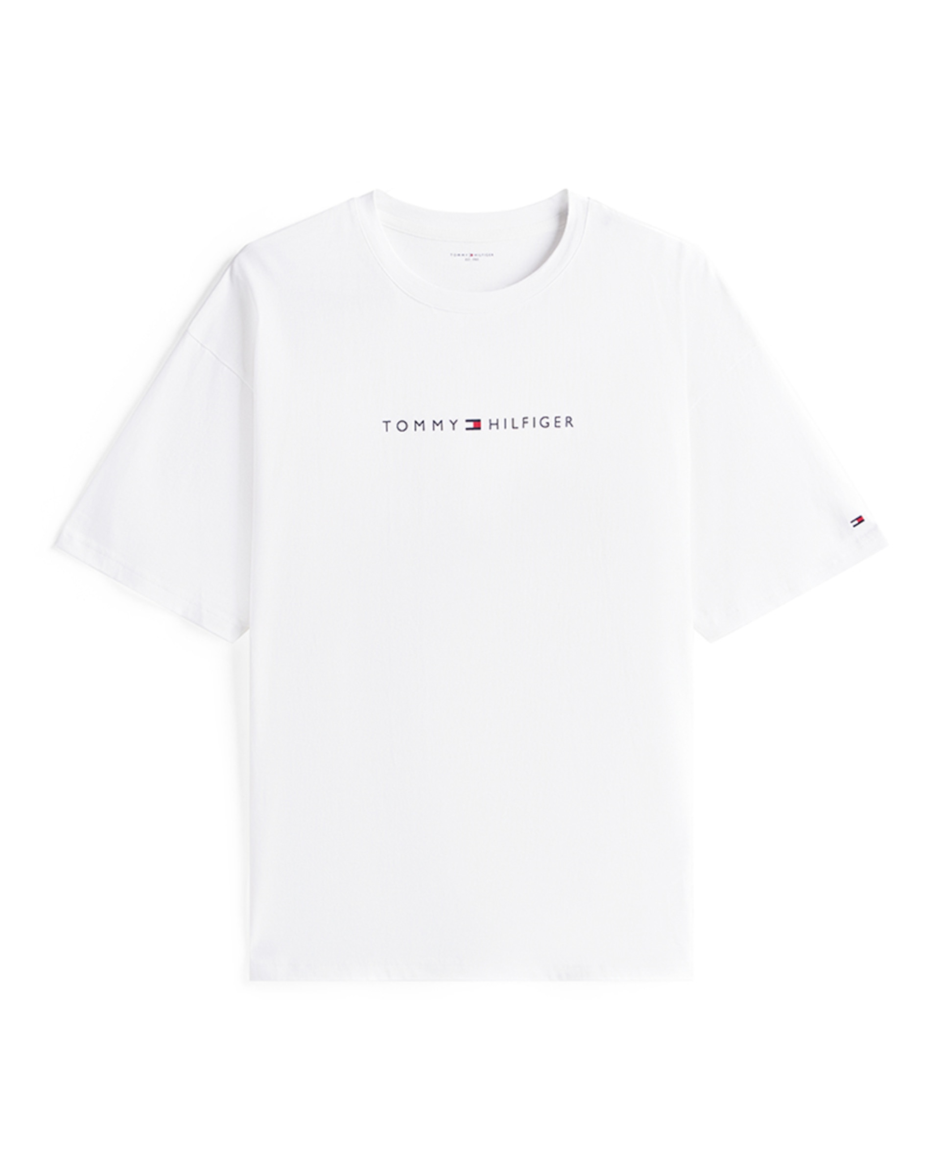 T-shirt com Logótipo Estampado Branco-4