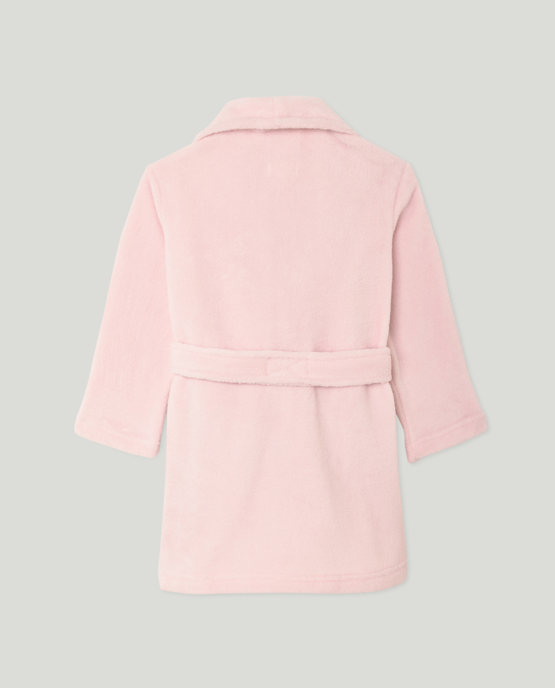 Bata de niña de coralina Rosa claro-2