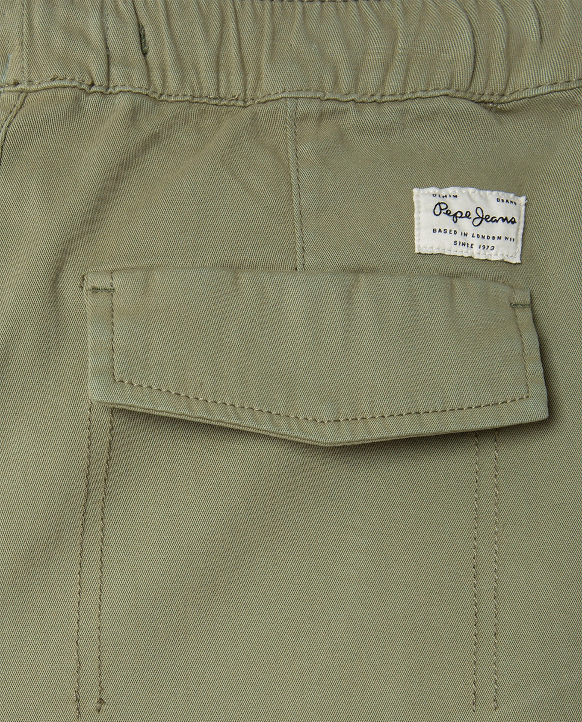 Calças Cargo William Verde-militar-4