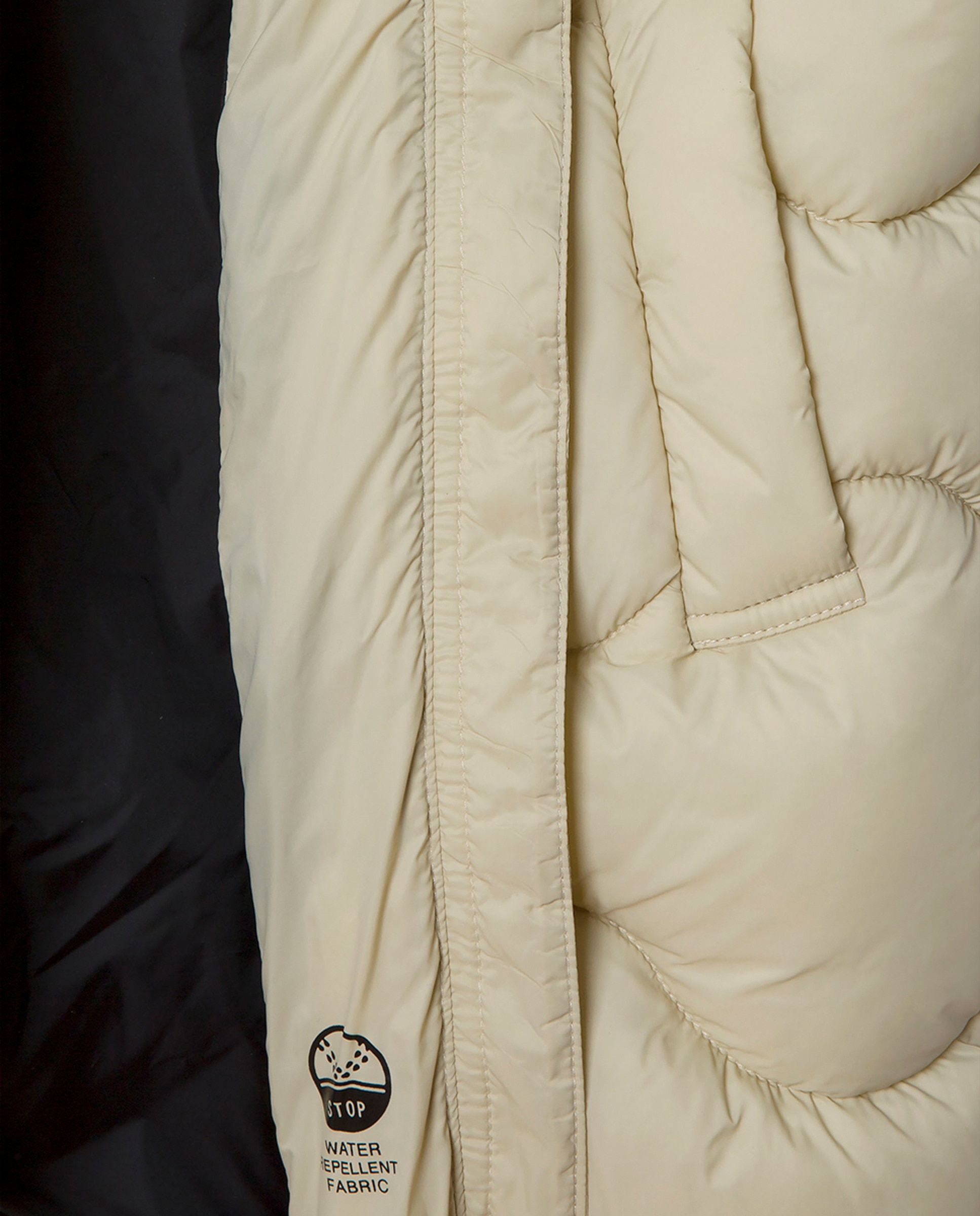 Colete Comprido Everly Creme-3