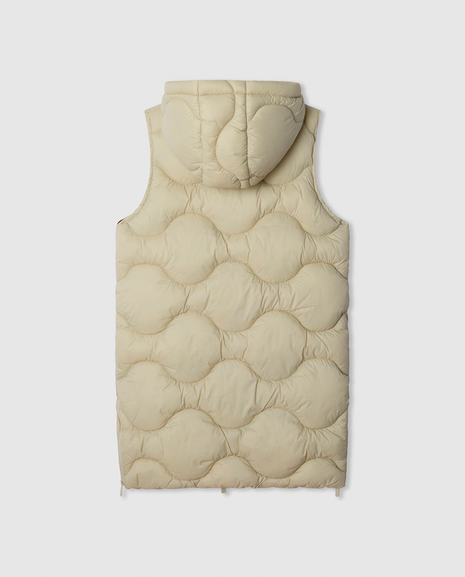 Colete Comprido Everly Creme-2