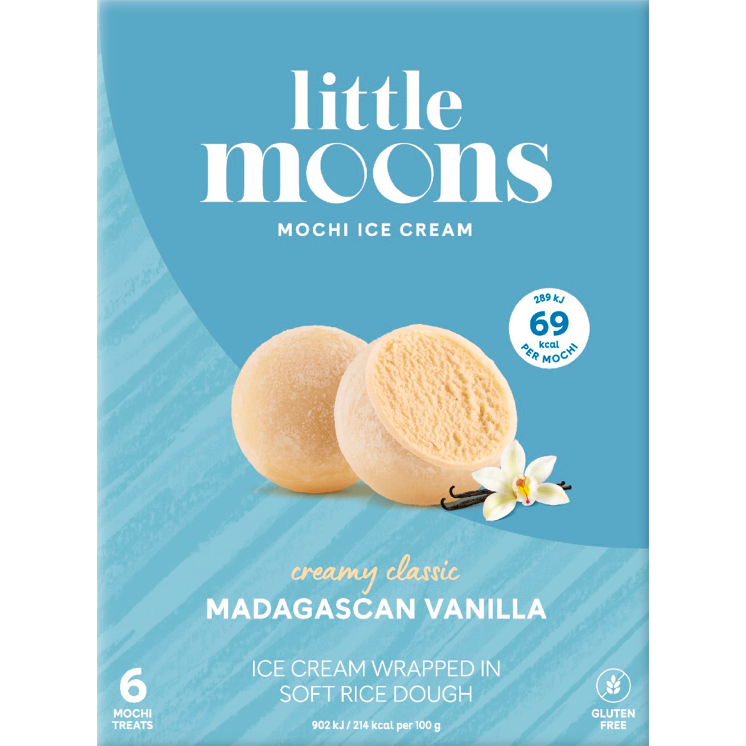 Gelado Mochi de Baunilha embalagem 192 g