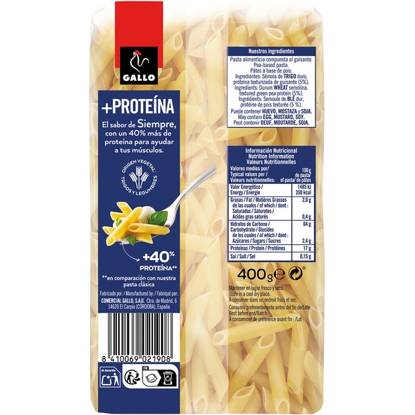 Makkaroni Penne +Protein Paket 400 g