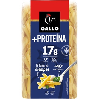 macarrones plumas +proteína paquete 400 g - Gallo