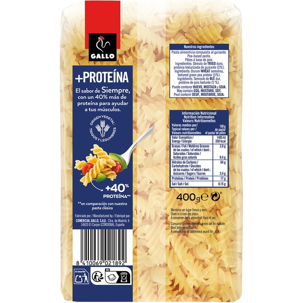 Fusilli +Protein Paket 400 g