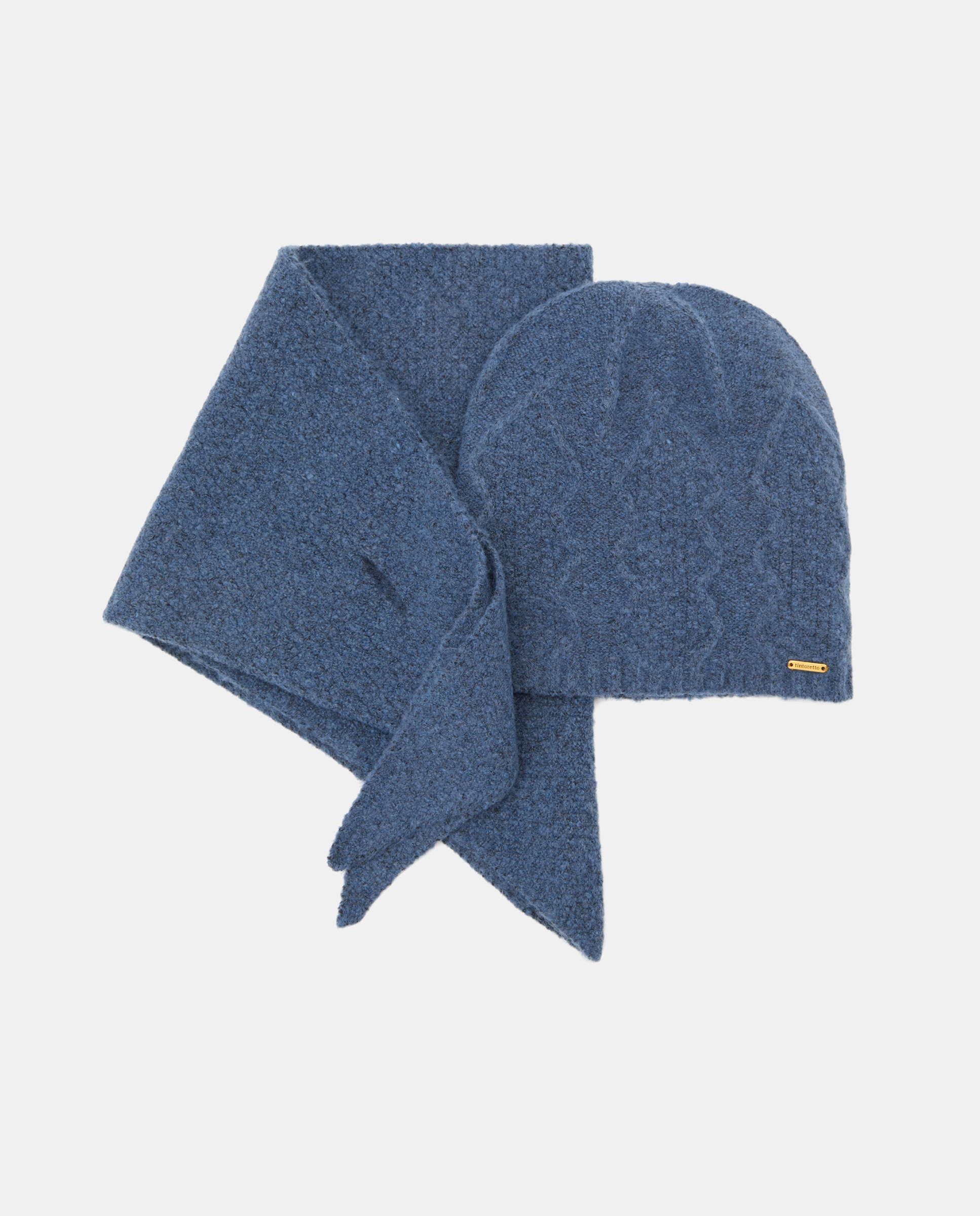 Conjunto de Gorro e Manta 400 Azul-2