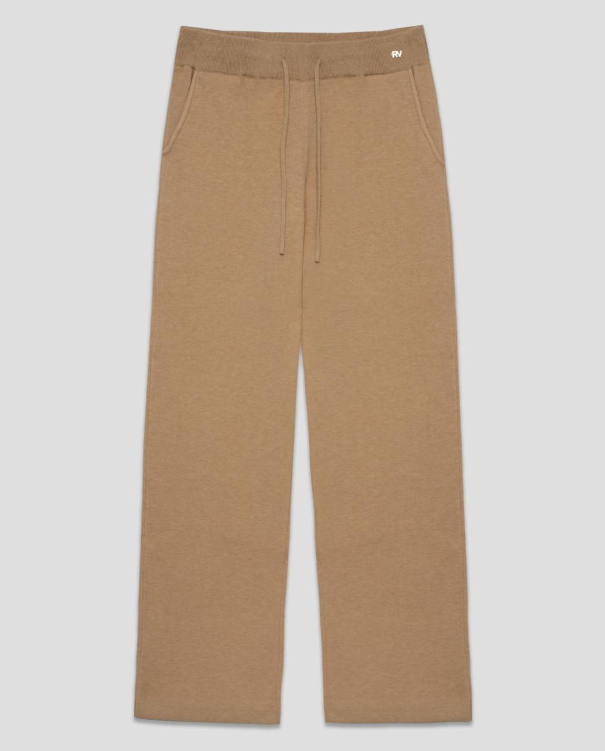 Joggers de Malha Tricotada Camel-5