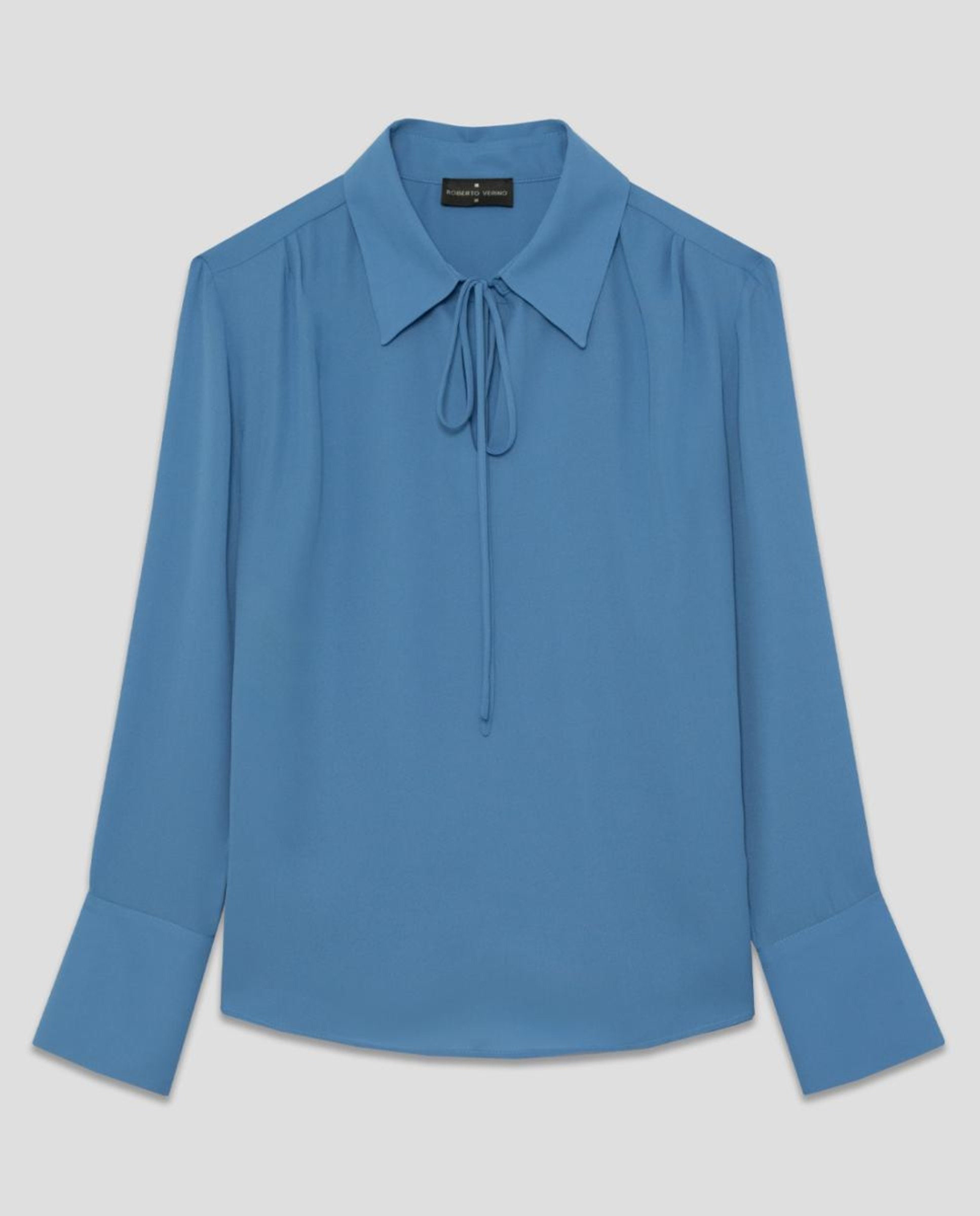 Blusa com Punhos Oversize Azul-marinho-5