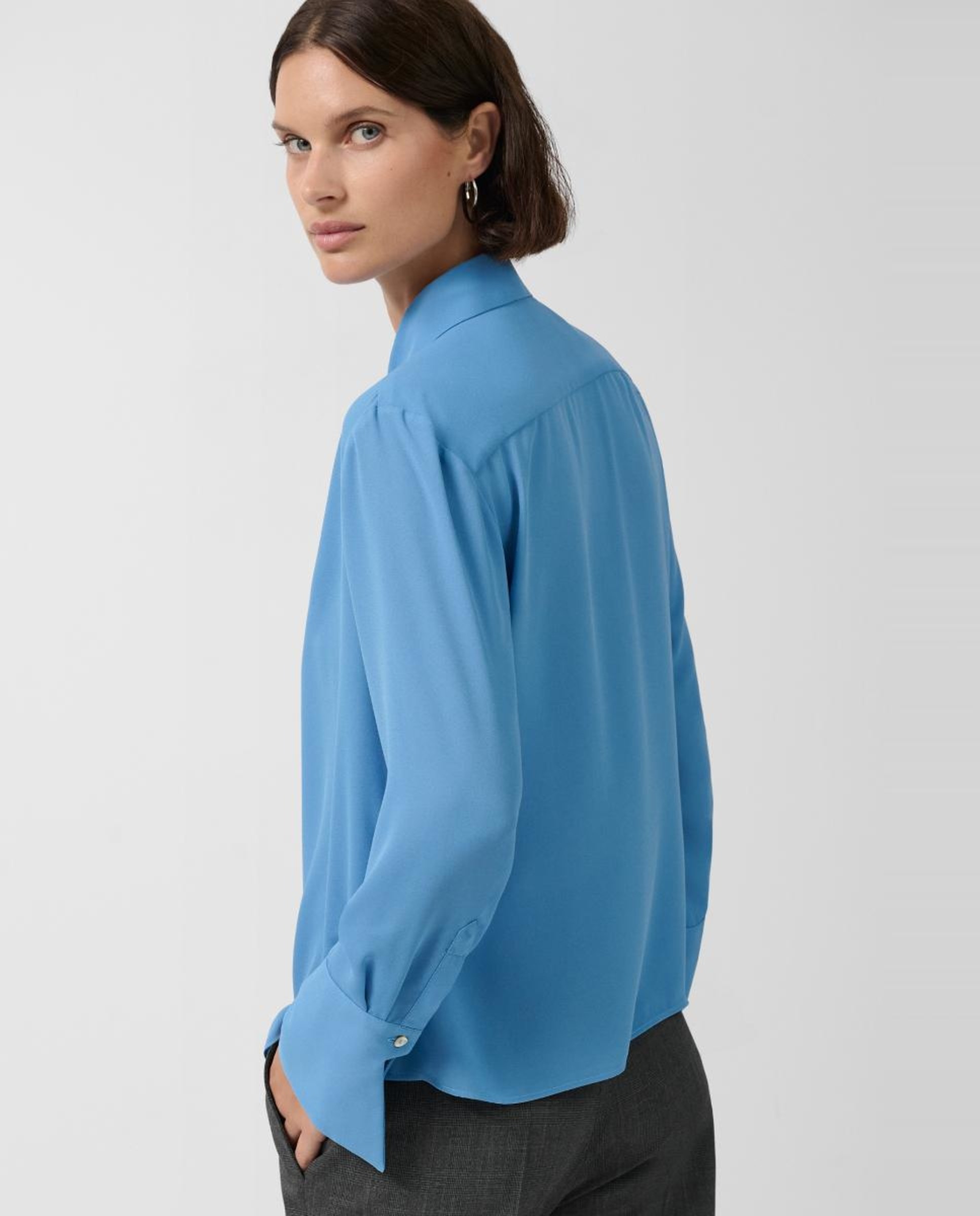 Blusa com Punhos Oversize Azul-marinho-4