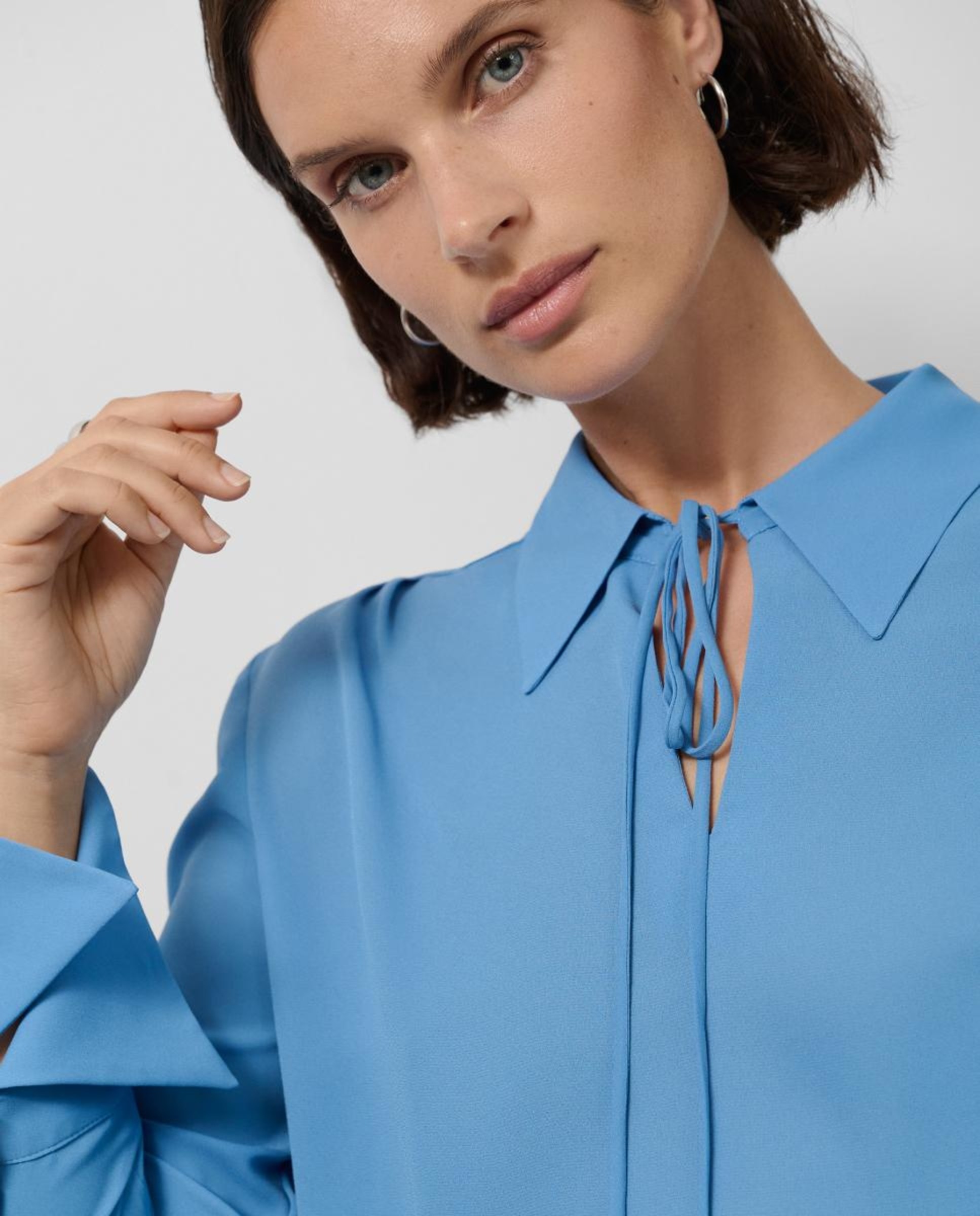 Blusa com Punhos Oversize Azul-marinho-3