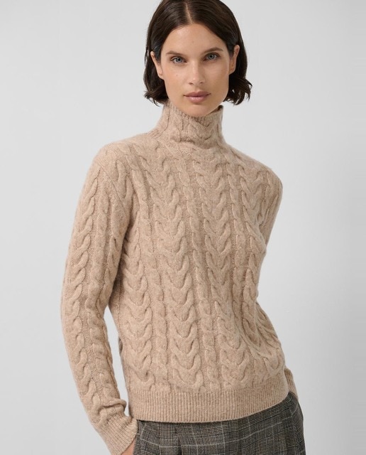 Imagen 0 de Jersey de mujer cuello chimenea punto ochos