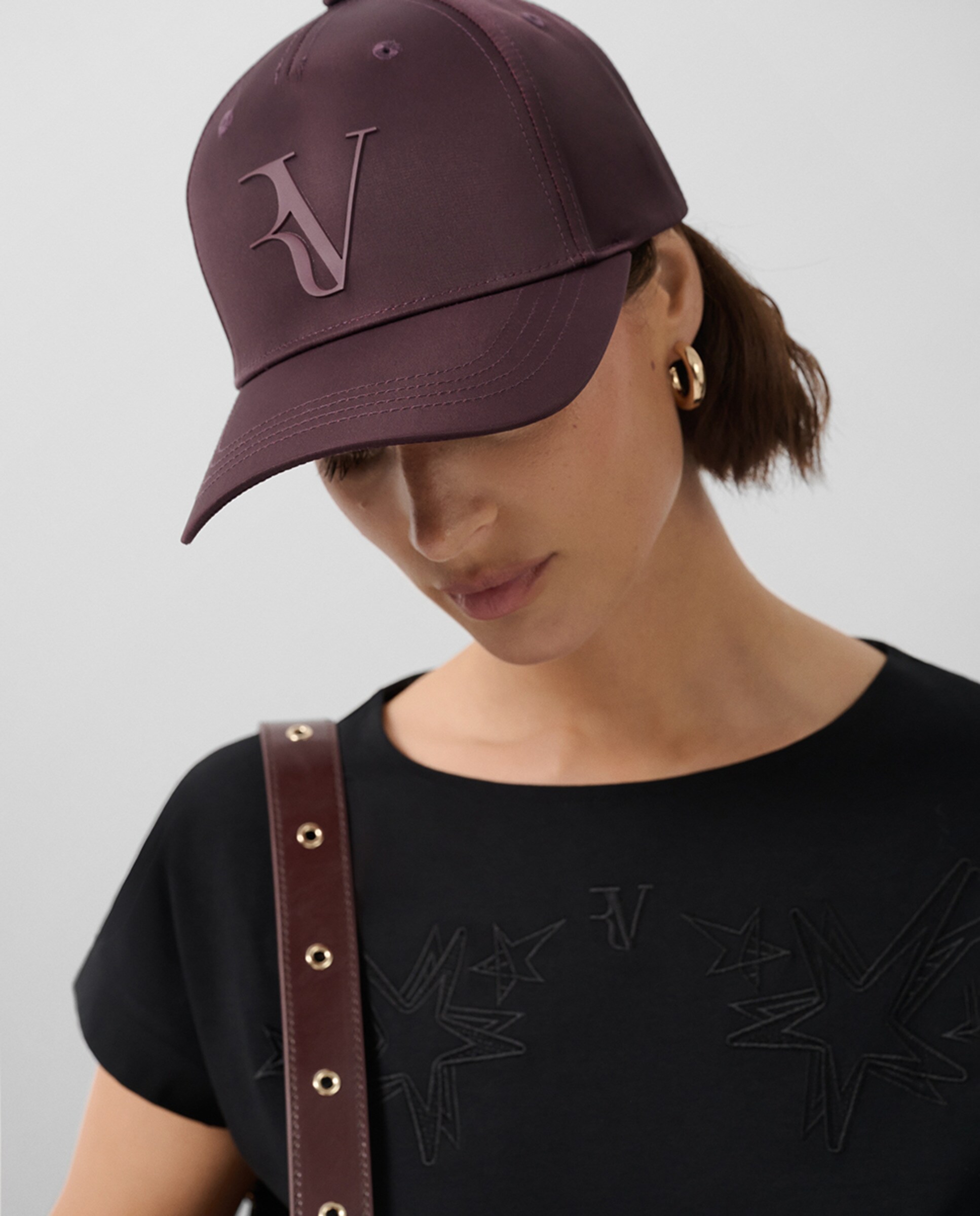 Pala de Nylon com Logótipo em Relevo Grená-4