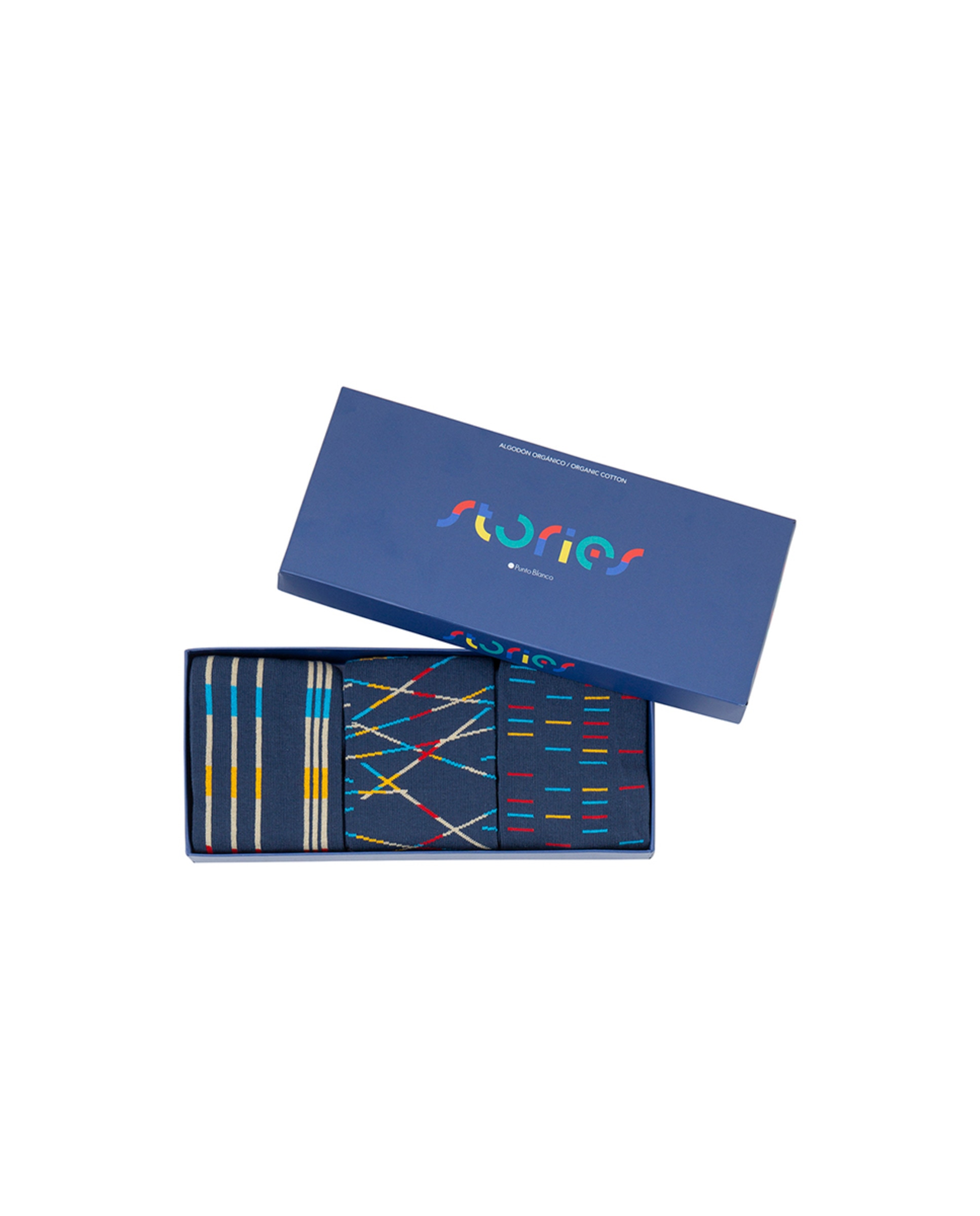 Meias Curtas de Caxemira-Lã às Bolinhas. Produto Fabricado em Espanha Multicolor-1