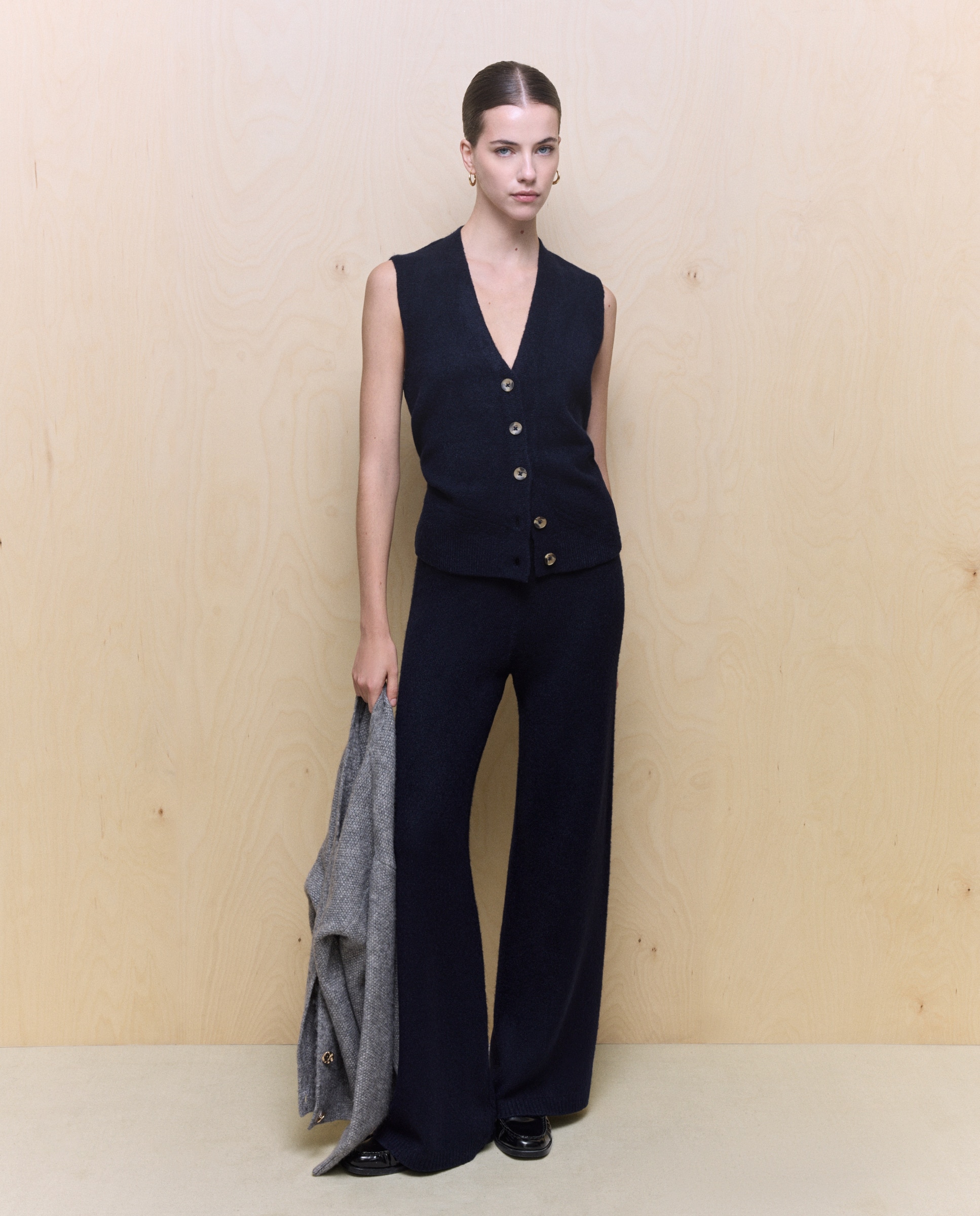 Colete de Malha Soft Azul-marinho-2