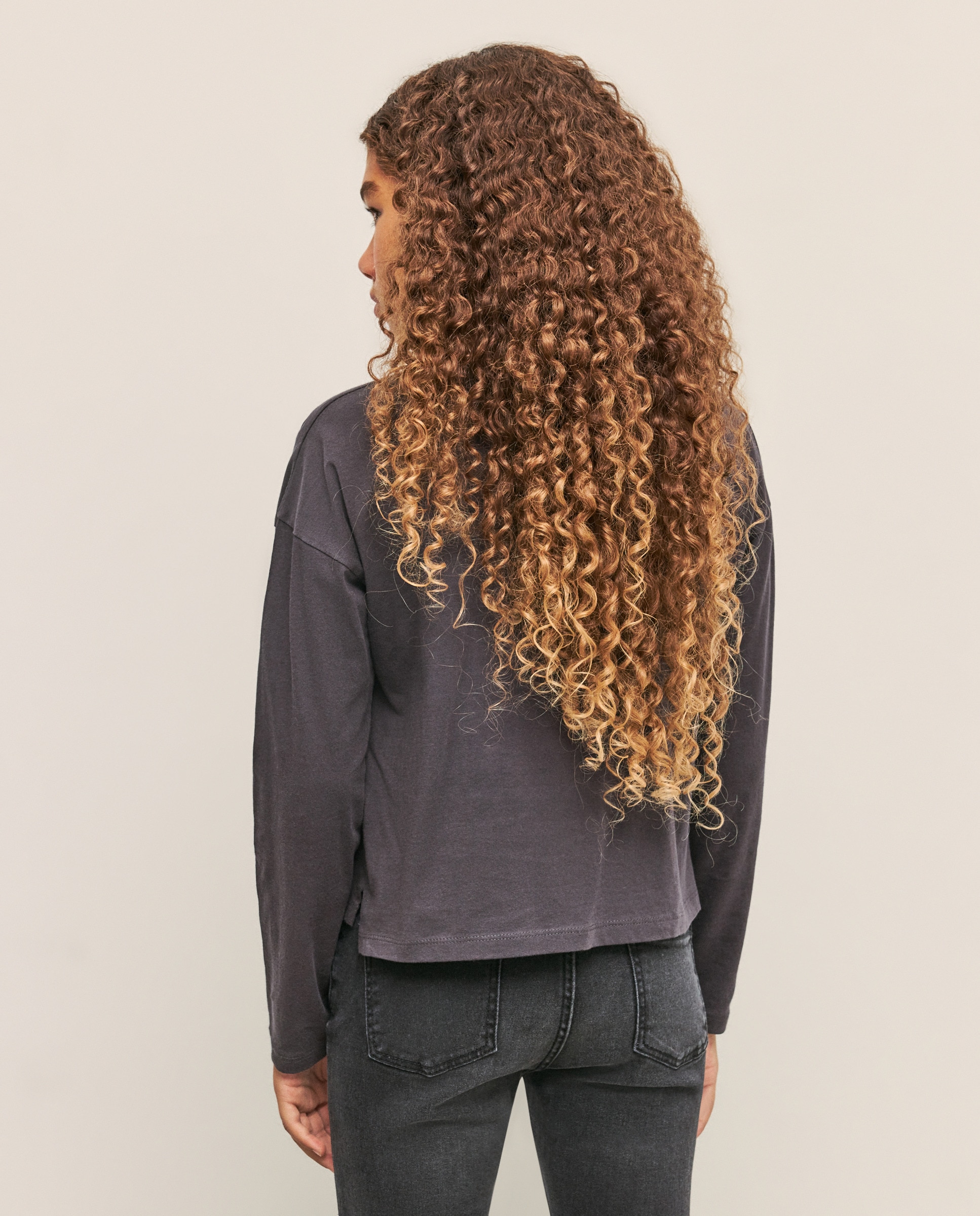 Camisola de Manga Comprida com Estampado Soy and Friends "Beatles" Cinzento-3