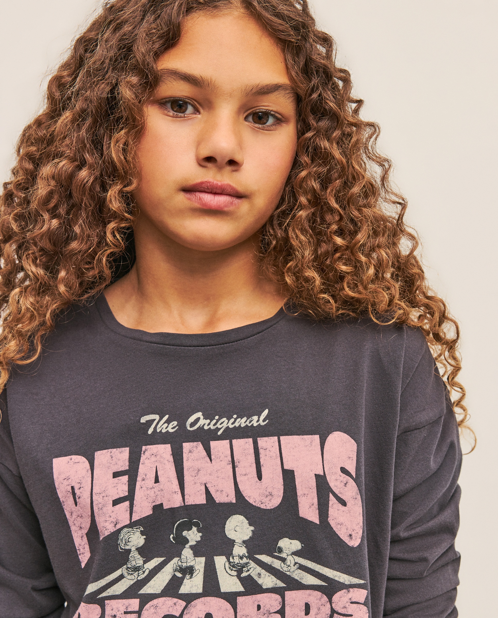 Camisola de Manga Comprida com Estampado Soy and Friends "Beatles" Cinzento-2