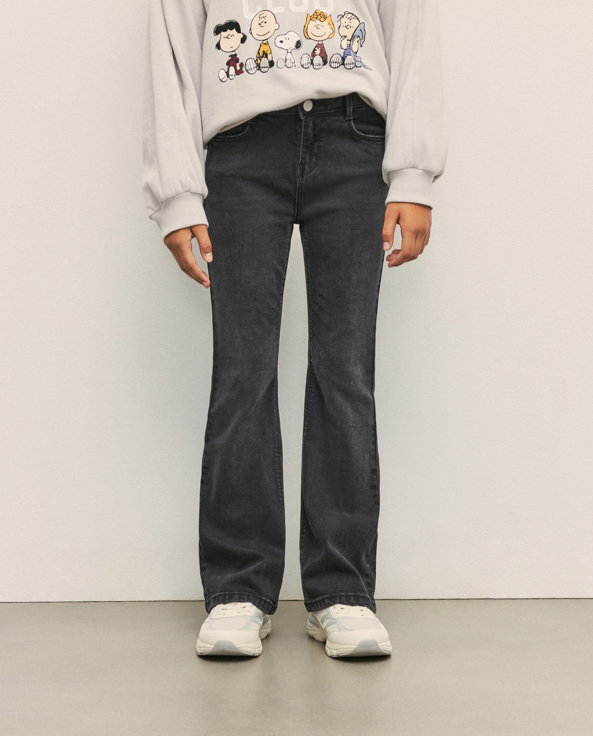 Jeans Flare Preto Intenso-2