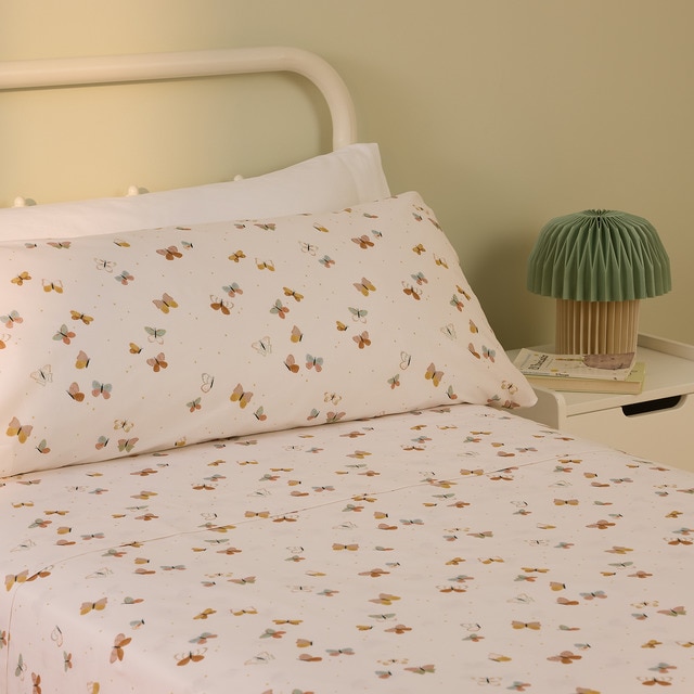 Imagen 0 de Juego de sábanas algodón Mariposas Mini home - El Corte Inglés