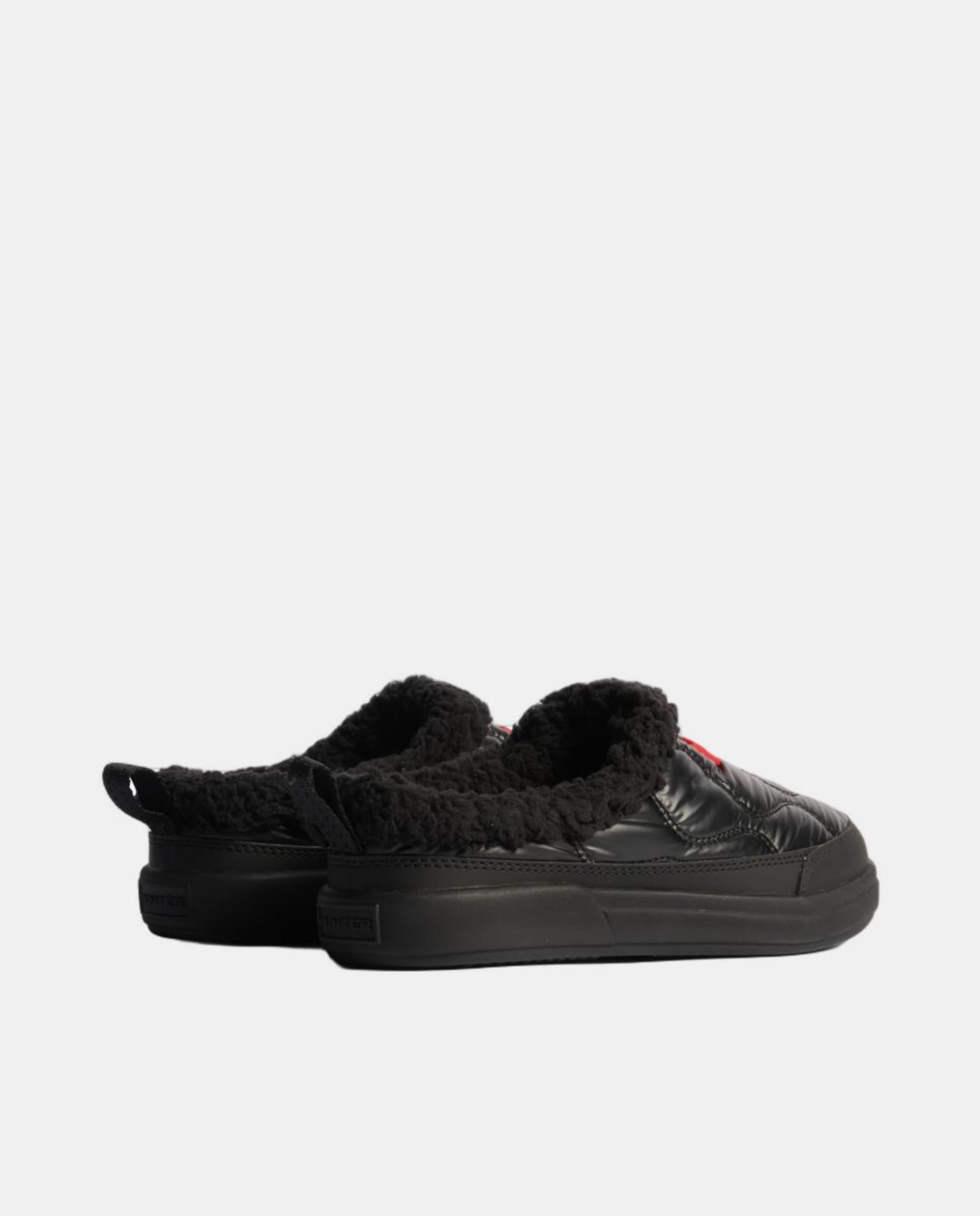 Botins com Salto Plano e Forro Interior com Exterior Acolchoado Preto-3