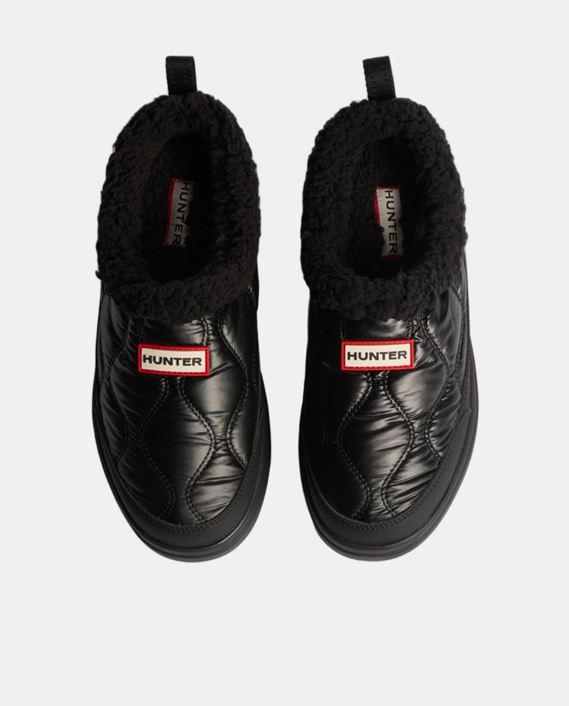 Botins com Salto Plano e Forro Interior com Exterior Acolchoado Preto-4