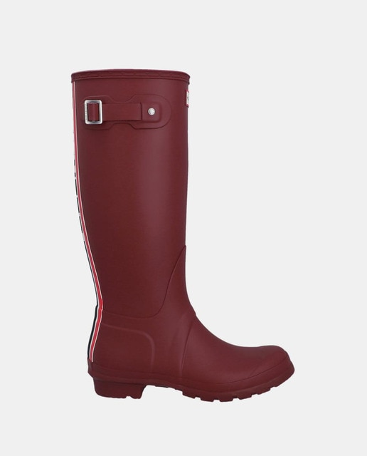 Imagem 0 de Galochas de Borracha de Cano Alto com Salto de Bloco