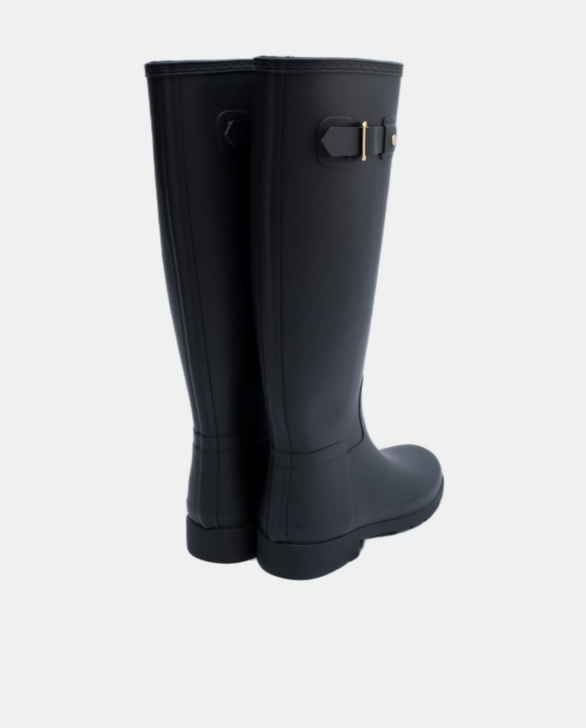 Galochas de Borracha com Cano Alto Preto-4