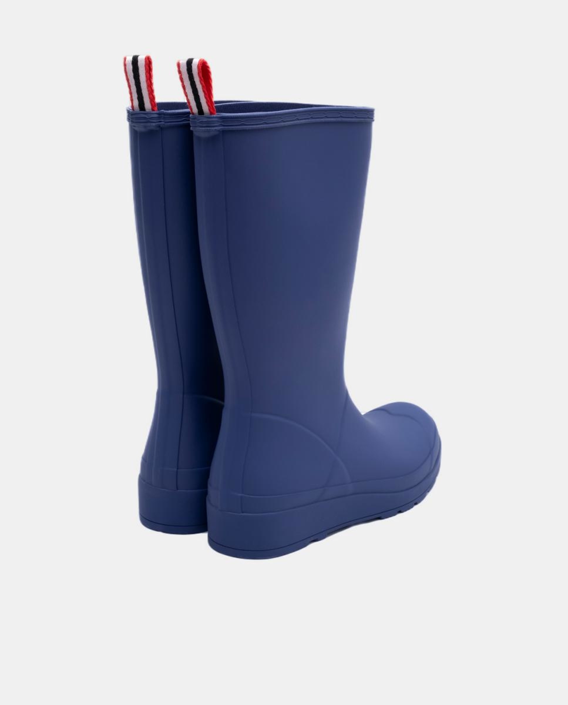 Galochas com Salto de Plataforma Azul-3