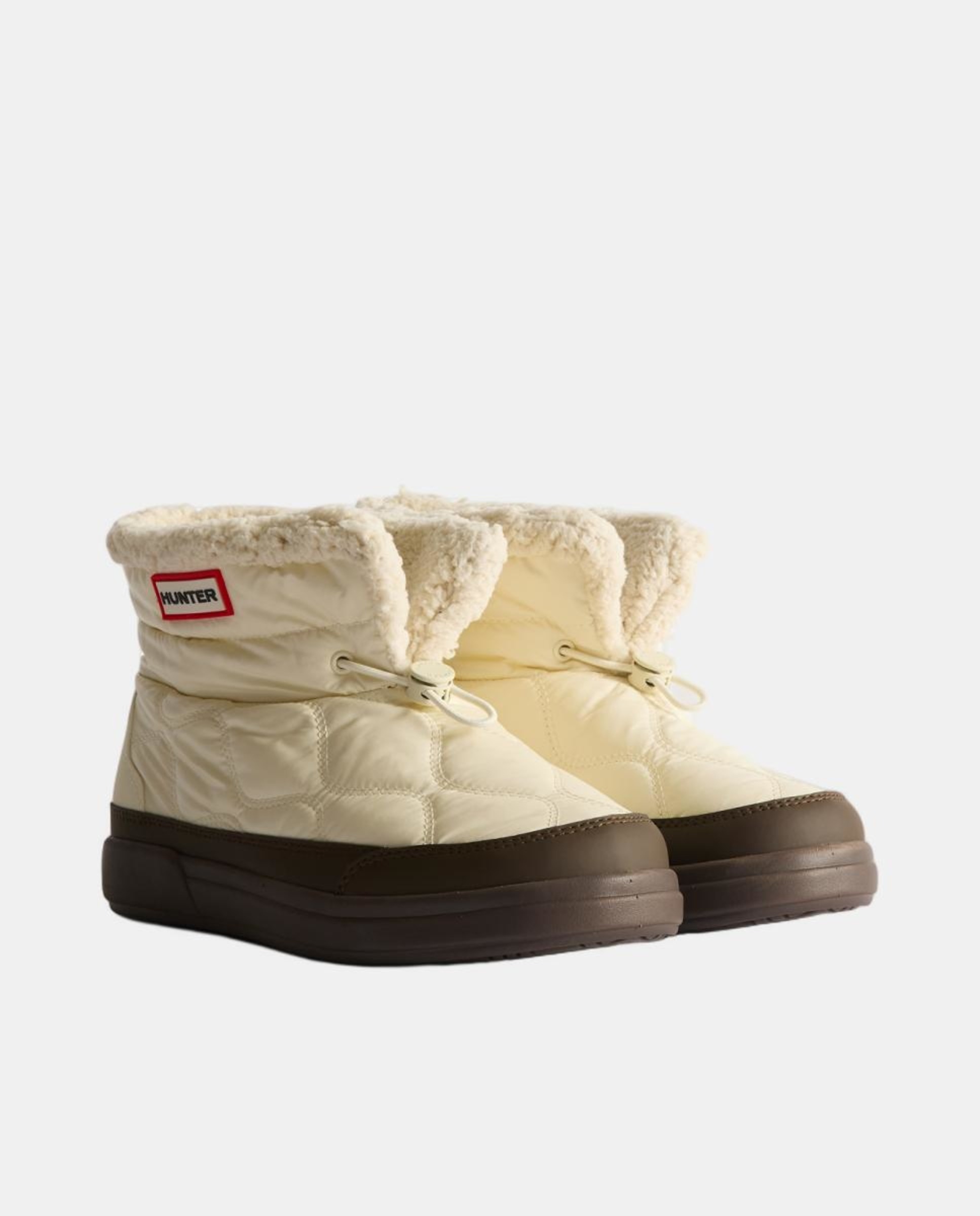 Sapatos com Salto Plano e Forro Interior com Exterior Acolchoado Branco-2