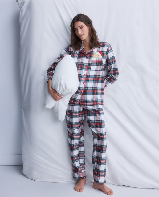 Imagem 0 de Pijama aos Quadrados Natalício