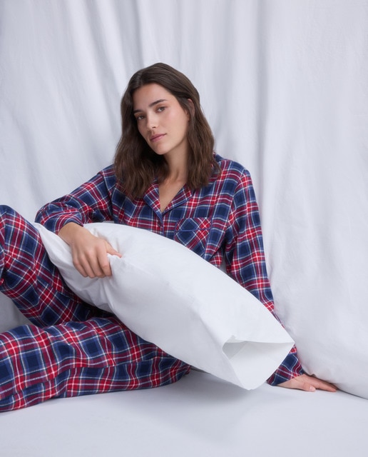 Imagem 0 de Pijama Camiseiro aos Quadrados