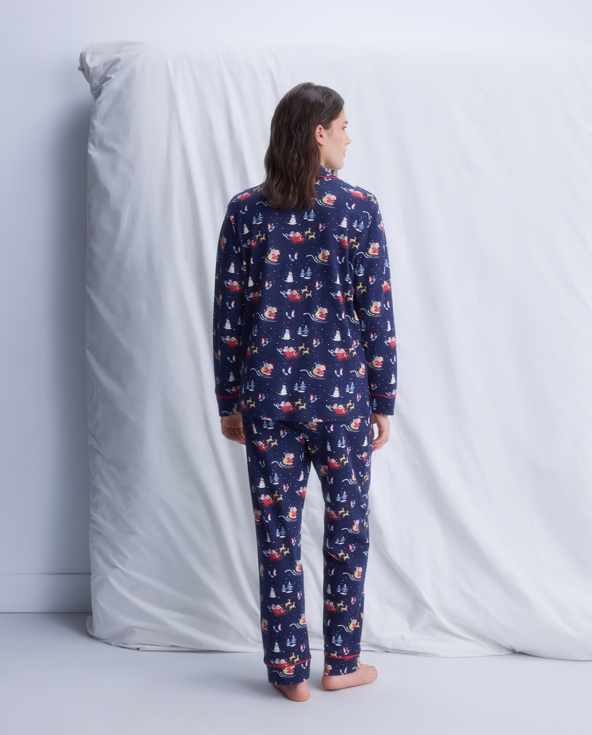 Pijama Natalício Azul-2