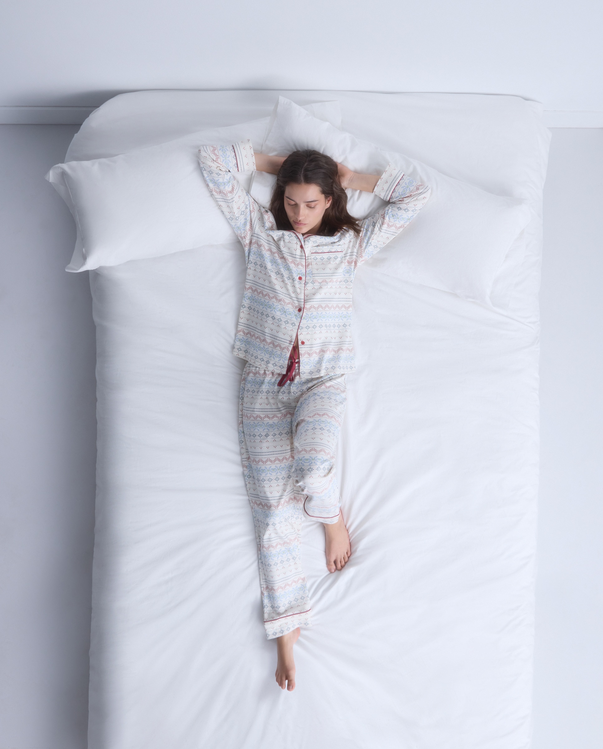 Pijama Camiseiro Estampado Multicolor-4