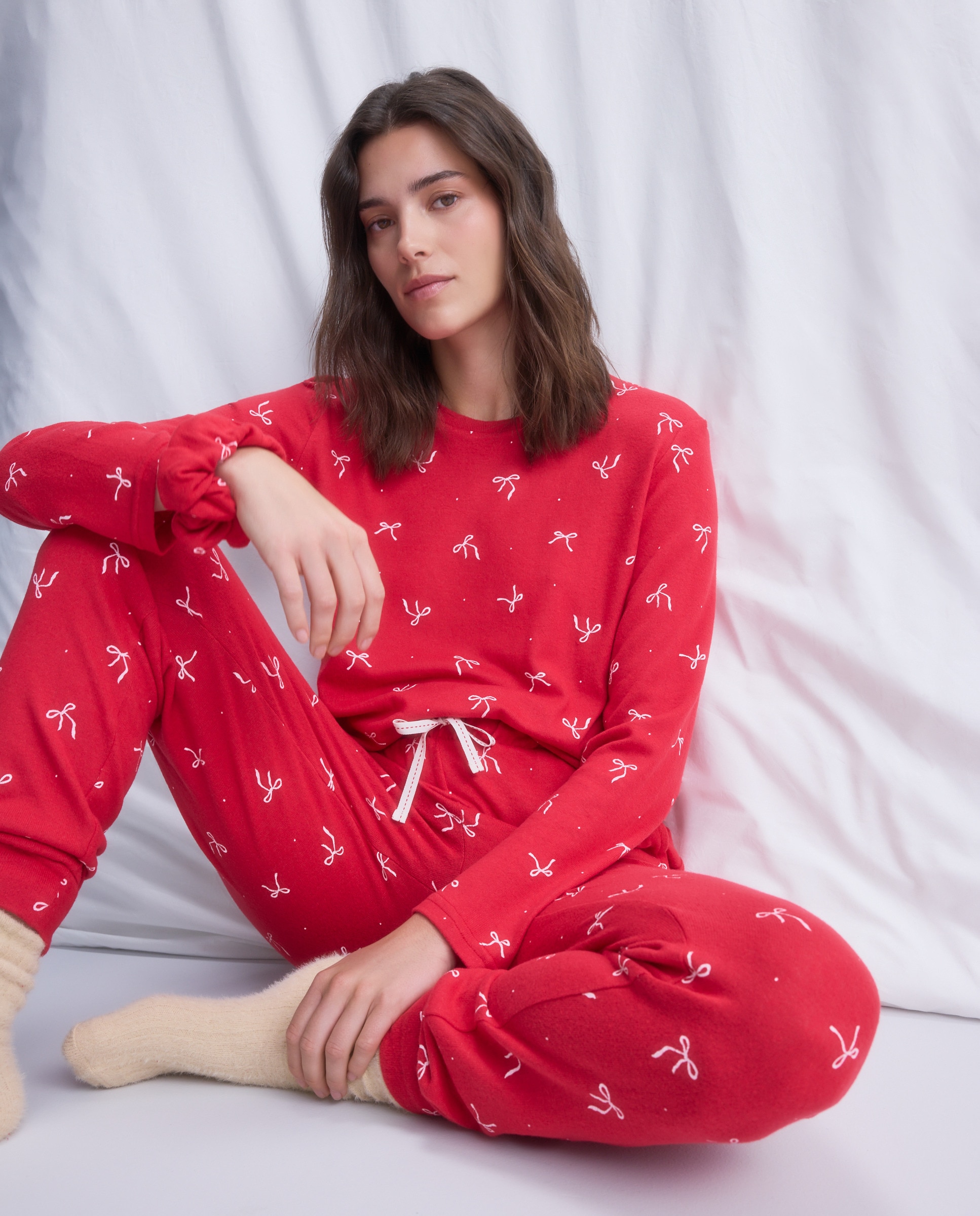 Pijama Après Ski Vermelho-2