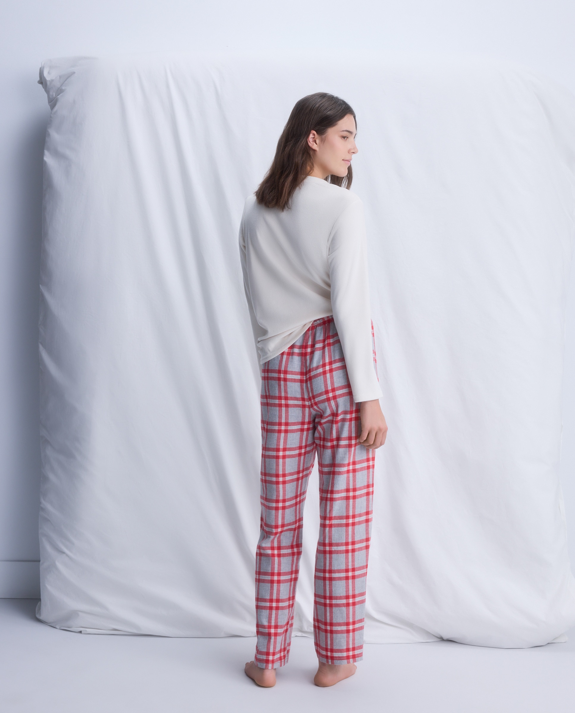 Pijama Completo Let It Snow Vermelho-2