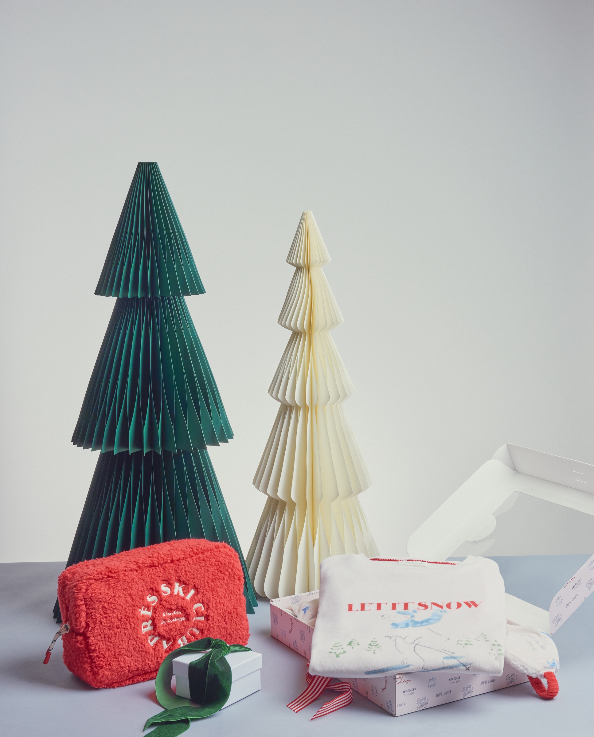 Pijama com Estampado de Skis 120 Cru-5