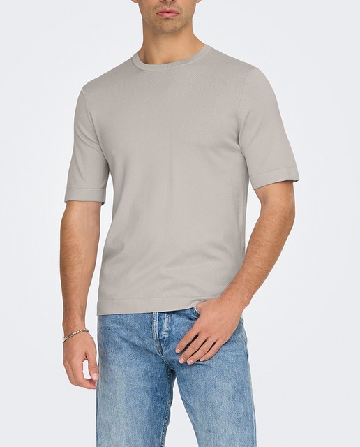 Imagen 0 de Camiseta de punto de hombre manga corta