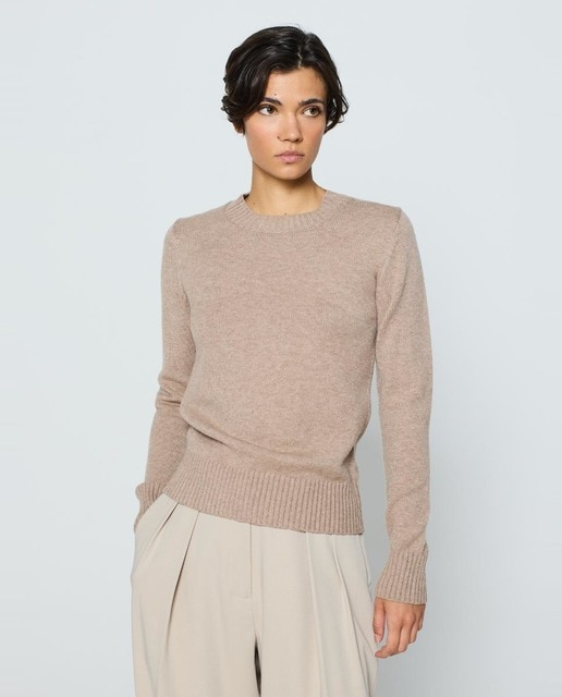 Imagen 0 de Jersey de mujer trenzado cuello redondo