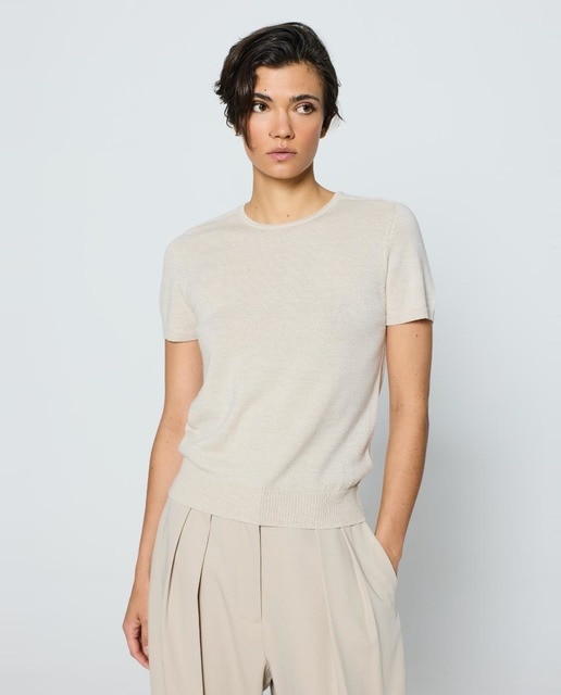 Imagen 0 de Twinset de mujer de cuello redondo